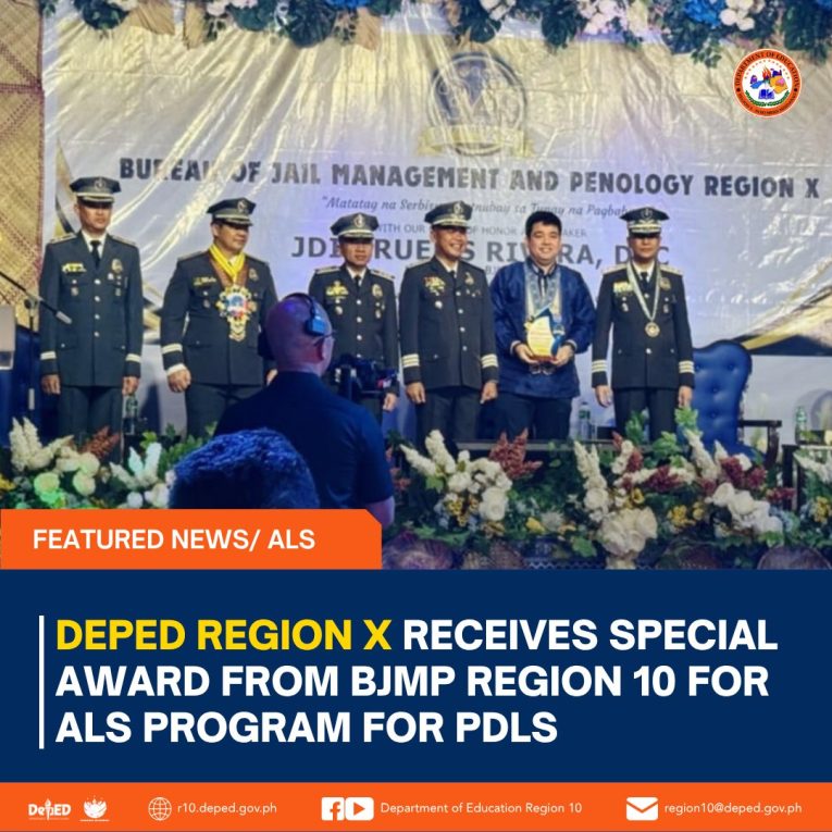 𝐃𝐞𝐩𝐄𝐝 𝐑𝐞𝐠𝐢𝐨𝐧 𝟏𝟎 𝐑𝐞𝐜𝐞𝐢𝐯𝐞𝐬 𝐒𝐩𝐞𝐜𝐢𝐚𝐥 𝐀𝐰𝐚𝐫𝐝 𝐟𝐫𝐨𝐦 𝐁𝐉𝐌𝐏 𝐑𝐞𝐠𝐢𝐨𝐧 𝟏𝟎 𝐟𝐨𝐫 𝐀𝐋𝐒 𝐏𝐫𝐨𝐠𝐫𝐚𝐦 𝐟𝐨𝐫 𝐏𝐃𝐋𝐬